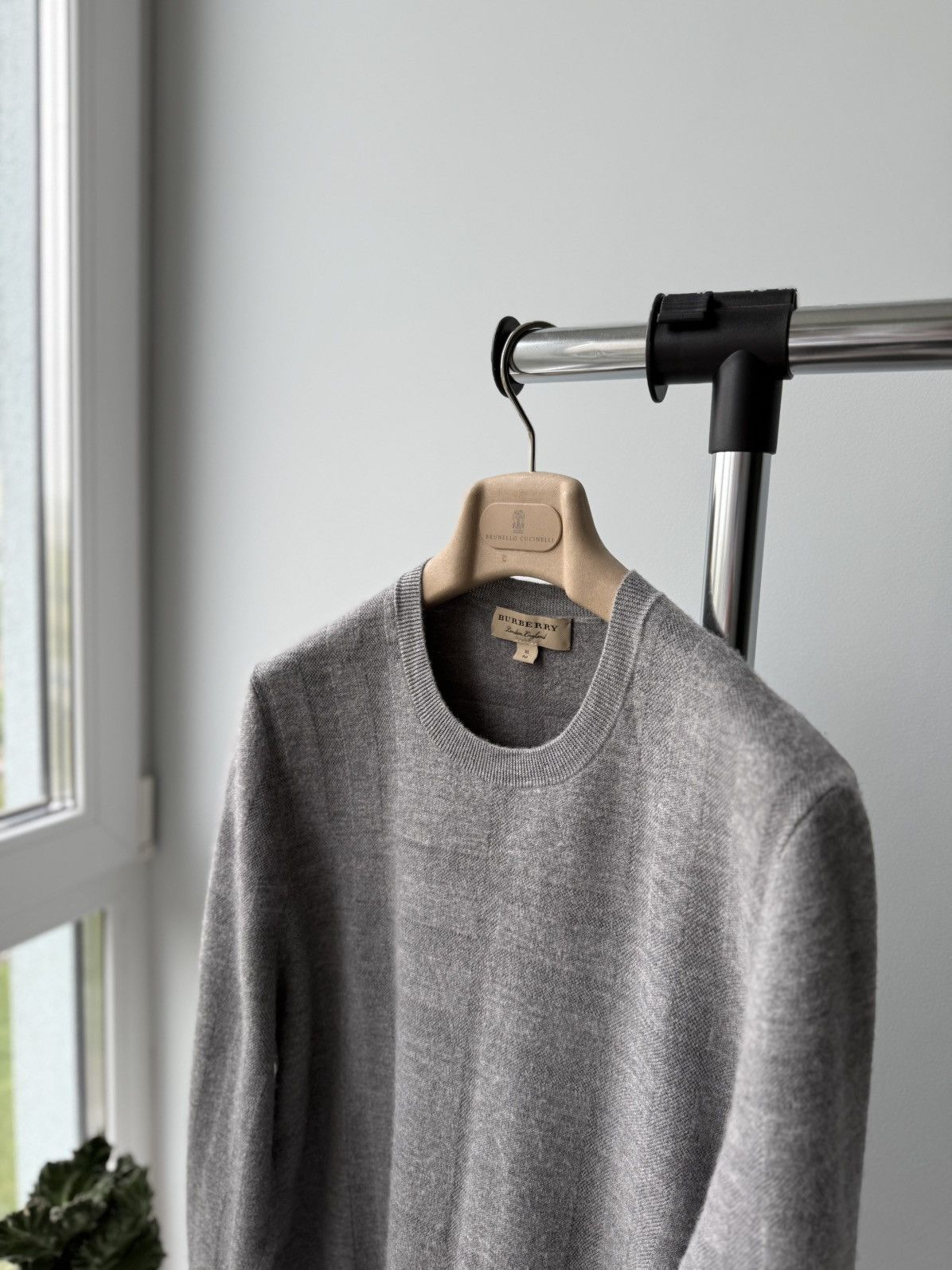 Burberry Burberry Sweater Wool / Silk Nowa Check Mens Size US M / EU 48-50 / 2 - 4 Thumbnail