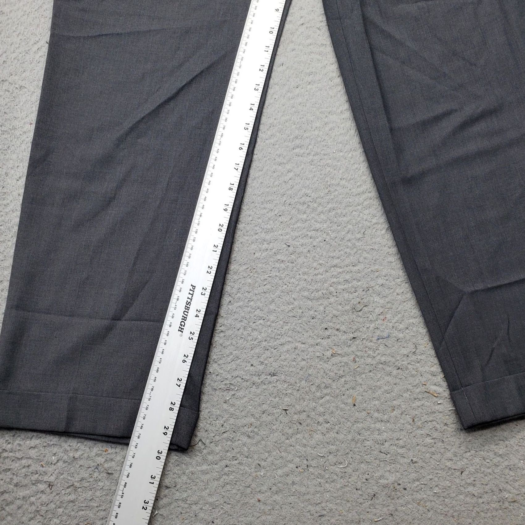 Ralph Lauren Lauren Ralph Lauren Dress Pants Mens 36/30 Gray Stretch High Waist Slash Pockets Dress Pants Mens Size 36 Gray Regular Wide Readability Size US 36 / EU 52 - 4 Thumbnail