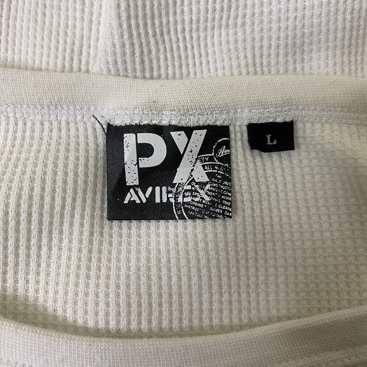 Avirex × Vintage Vintage Y2K PX Avirex Military Garment Box Logo Waffle LS Size US M / EU 48-50 / 2 - 6 Thumbnail
