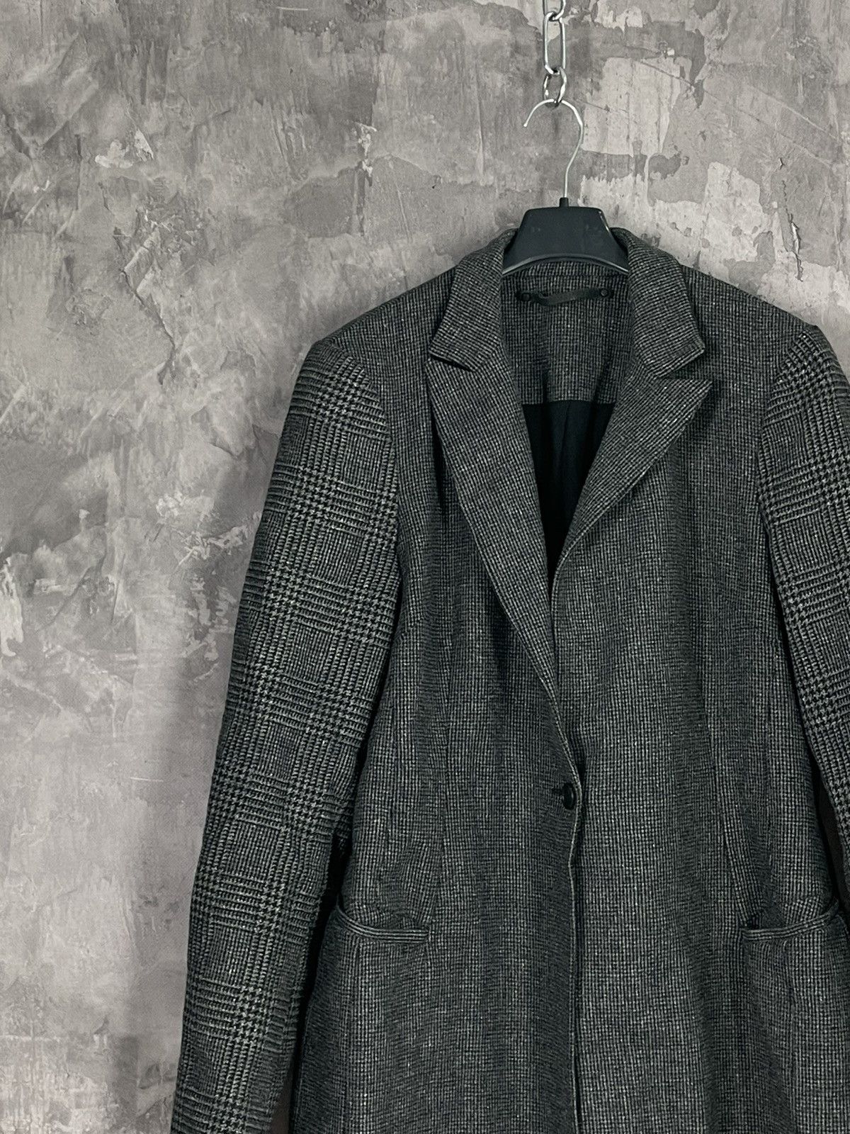 Allsaints × Vintage Allsaints wool Avant Garde coat Streetwear Y2K Size US S / EU 44-46 / 1 - 3 Thumbnail