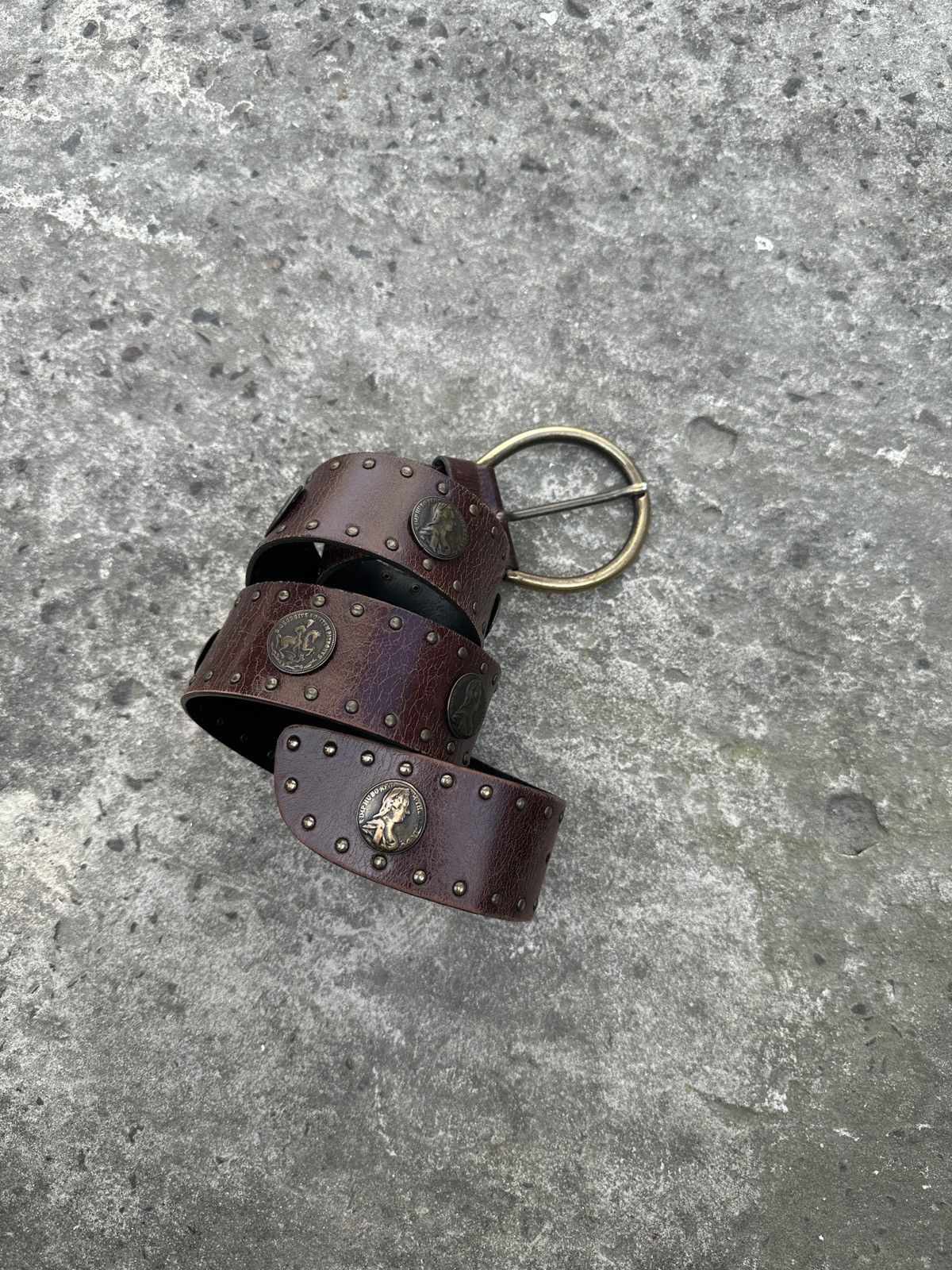 Other Y2K Vintage Coin Belts Streetwear Avant Garde Style USA Rare Size ONE SIZE - 1 Thumbnail