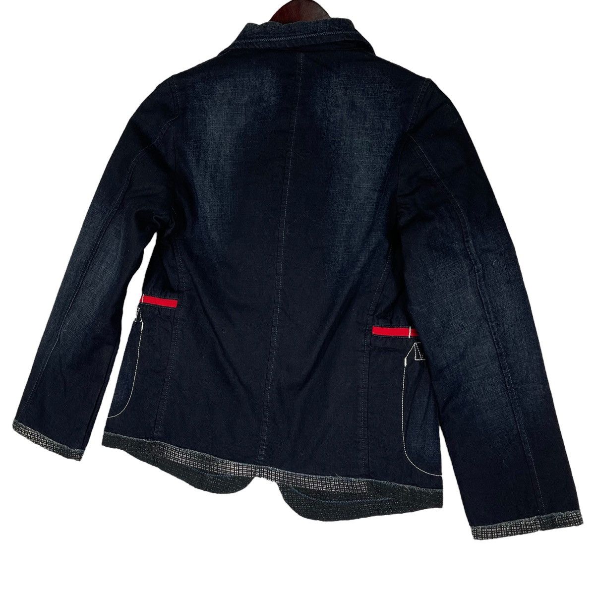 Marithe + Francois Girbaud Marithe Francois Girbaud Denim Indigo Dye Jacket Size M / US 6-8 / IT 42-44 - 8 Thumbnail