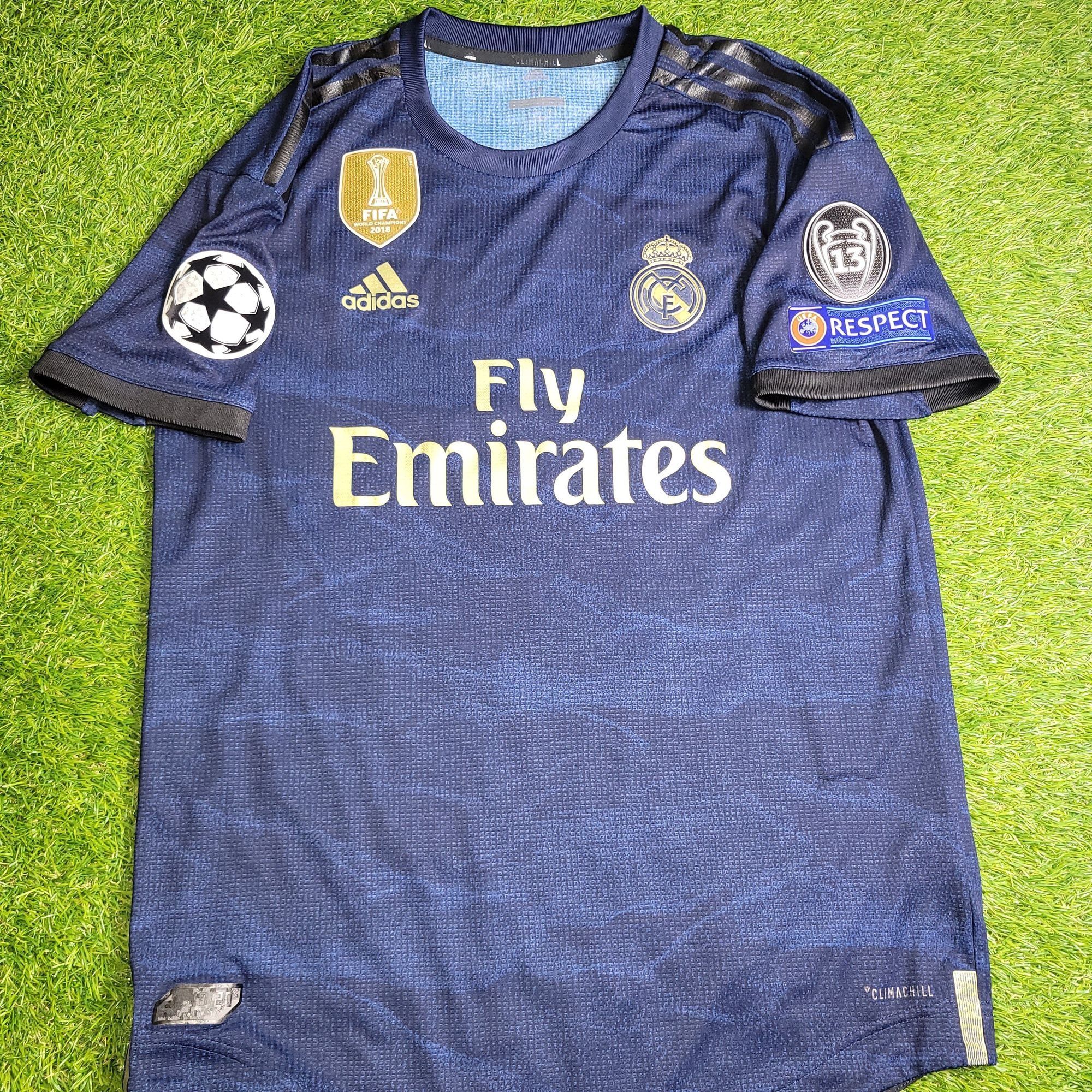 Adidas Hazard Real Madrid 2019 2020 CLIMACHILL Away Soccer Jersey Size US M / EU 48-50 / 2 - 2 Thumbnail