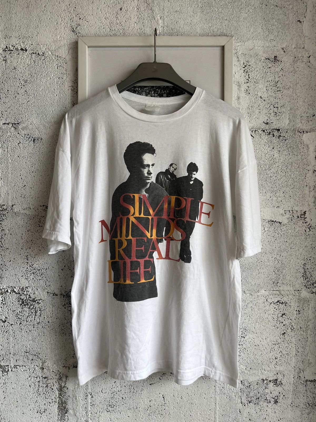 Band Tees × Vintage Vintage SIMPLE MINDS REAL LIFE 90’s T-shirt Size US L / EU 52-54 / 3 - 2 Thumbnail