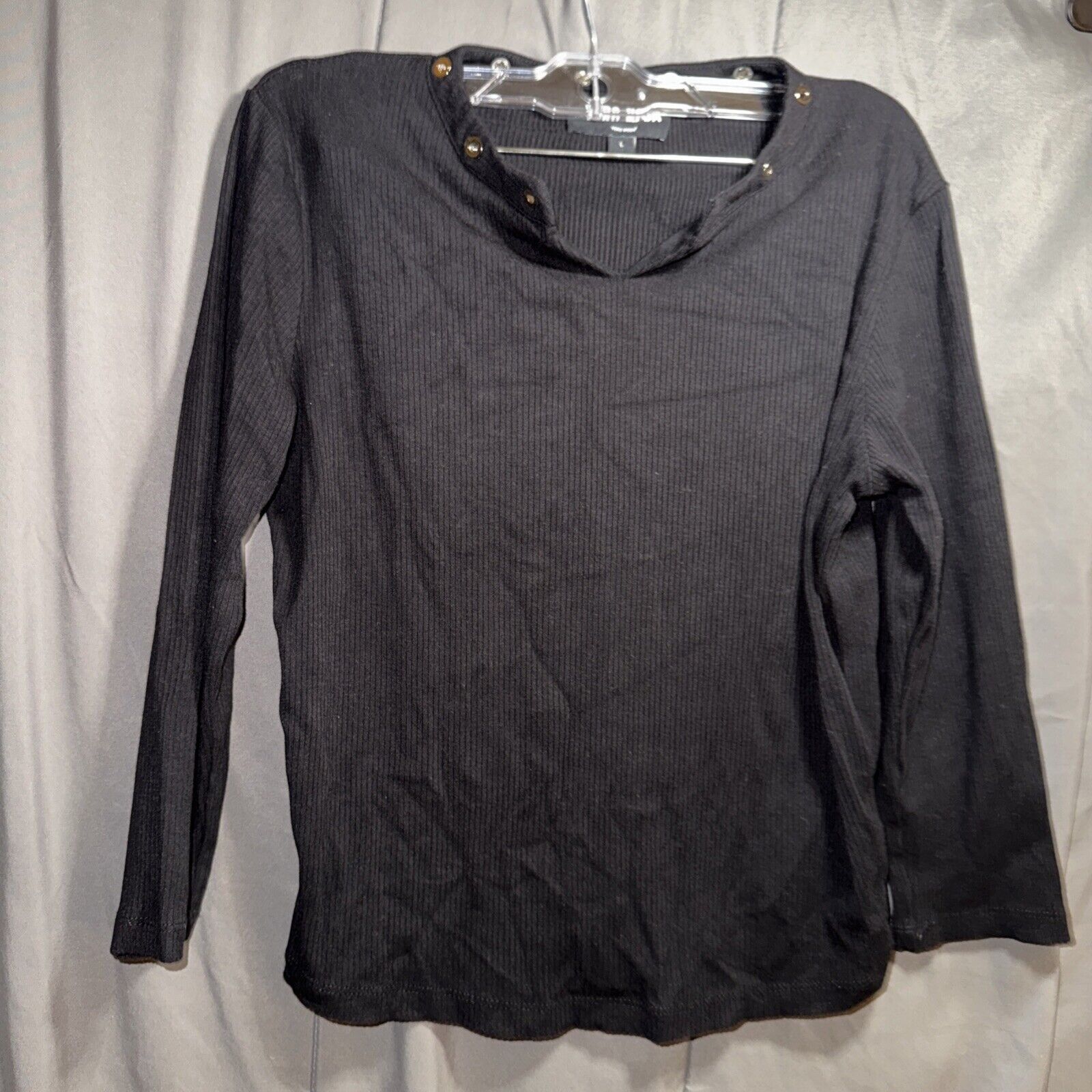 Other Vero Moda Minder Rib Jersey Women Size Large Black 3/4 Sleev Size L / US 10 / IT 46 - 1 Thumbnail