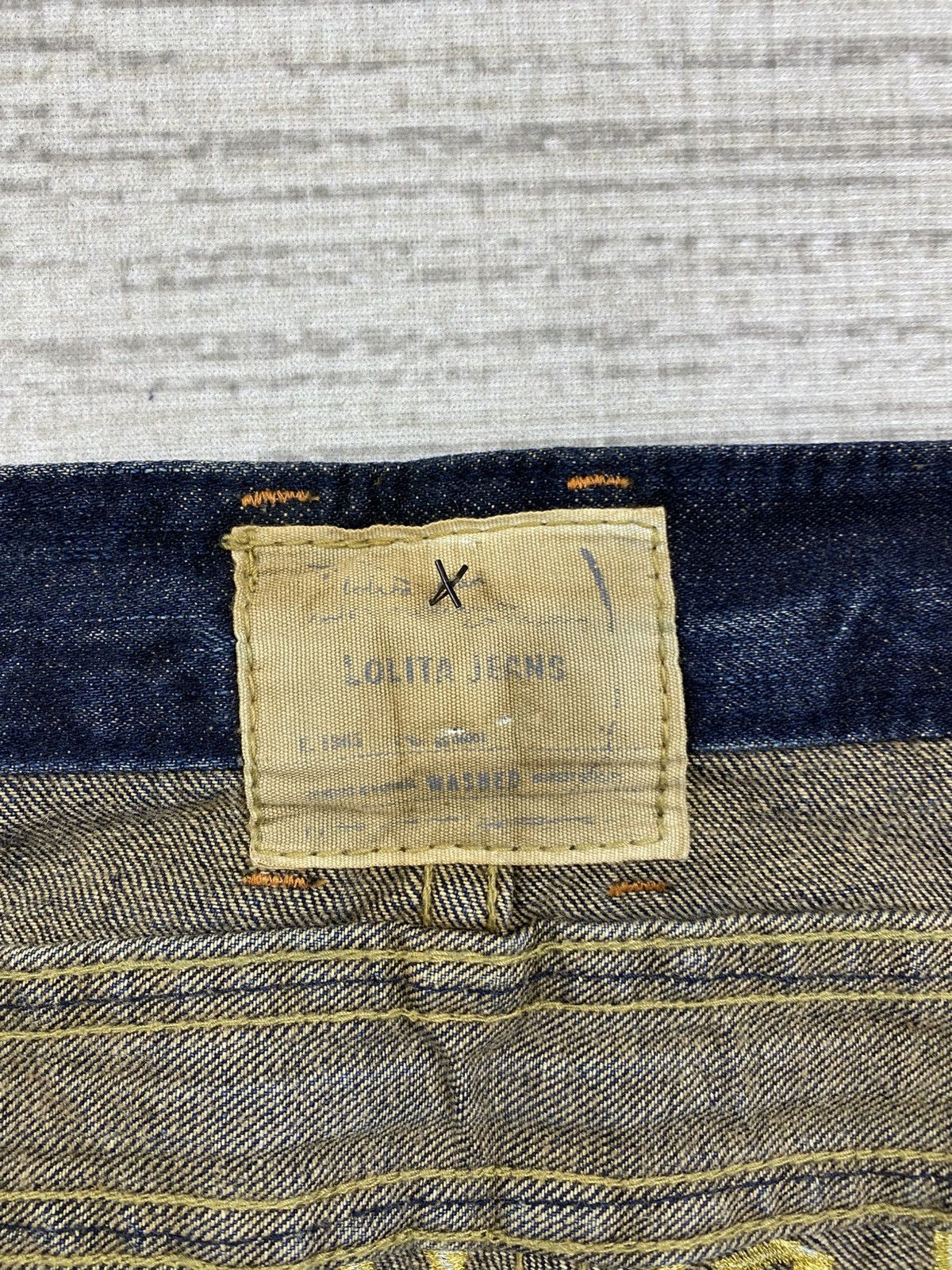 If Six Was Nine × Japanese Brand × Vintage Vintage Lolita Baggy Jeans Washes Distressed Denim Pants Size US 36 / EU 52 - 16 Thumbnail