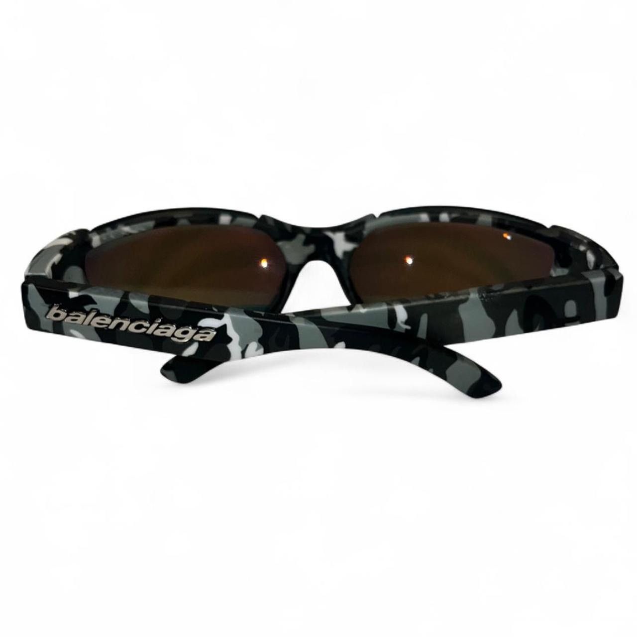 Balenciaga Snow Camo Xpander Sunglasses Size ONE SIZE - 5 Thumbnail
