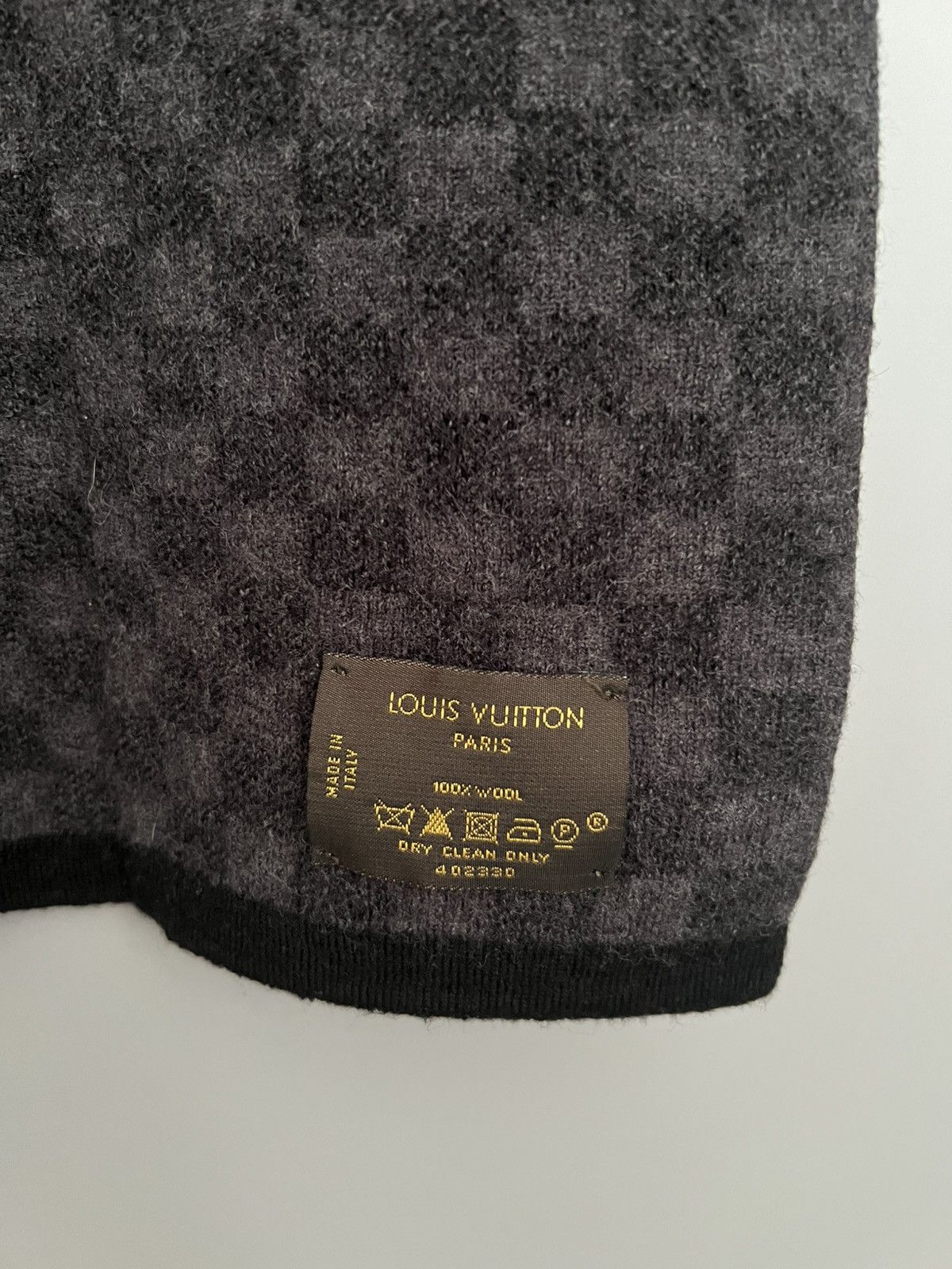 Louis Vuitton Louis Vuitton vintage monogram wool scarf Size ONE SIZE - 6 Thumbnail