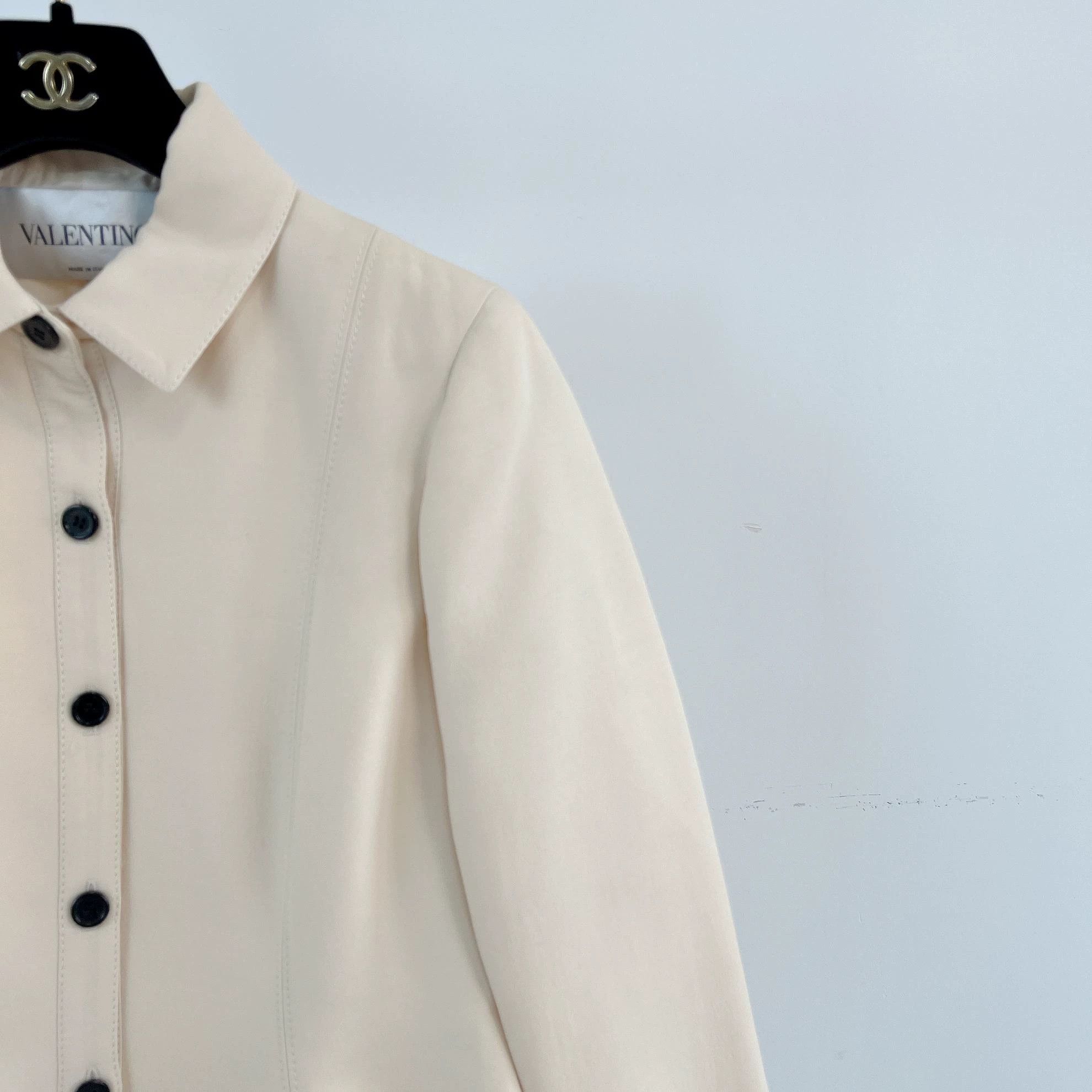 Valentino Valentino Beige Short Jacket 40 Size S / US 4 / IT 40 - 3 Thumbnail