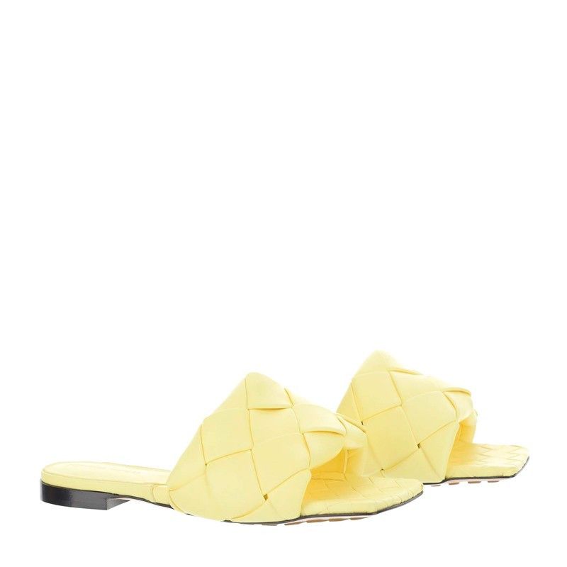 Bottega Veneta o1bcso1str0924 Lido in Light Yellow Size US 7 / IT 37 - 2 Thumbnail