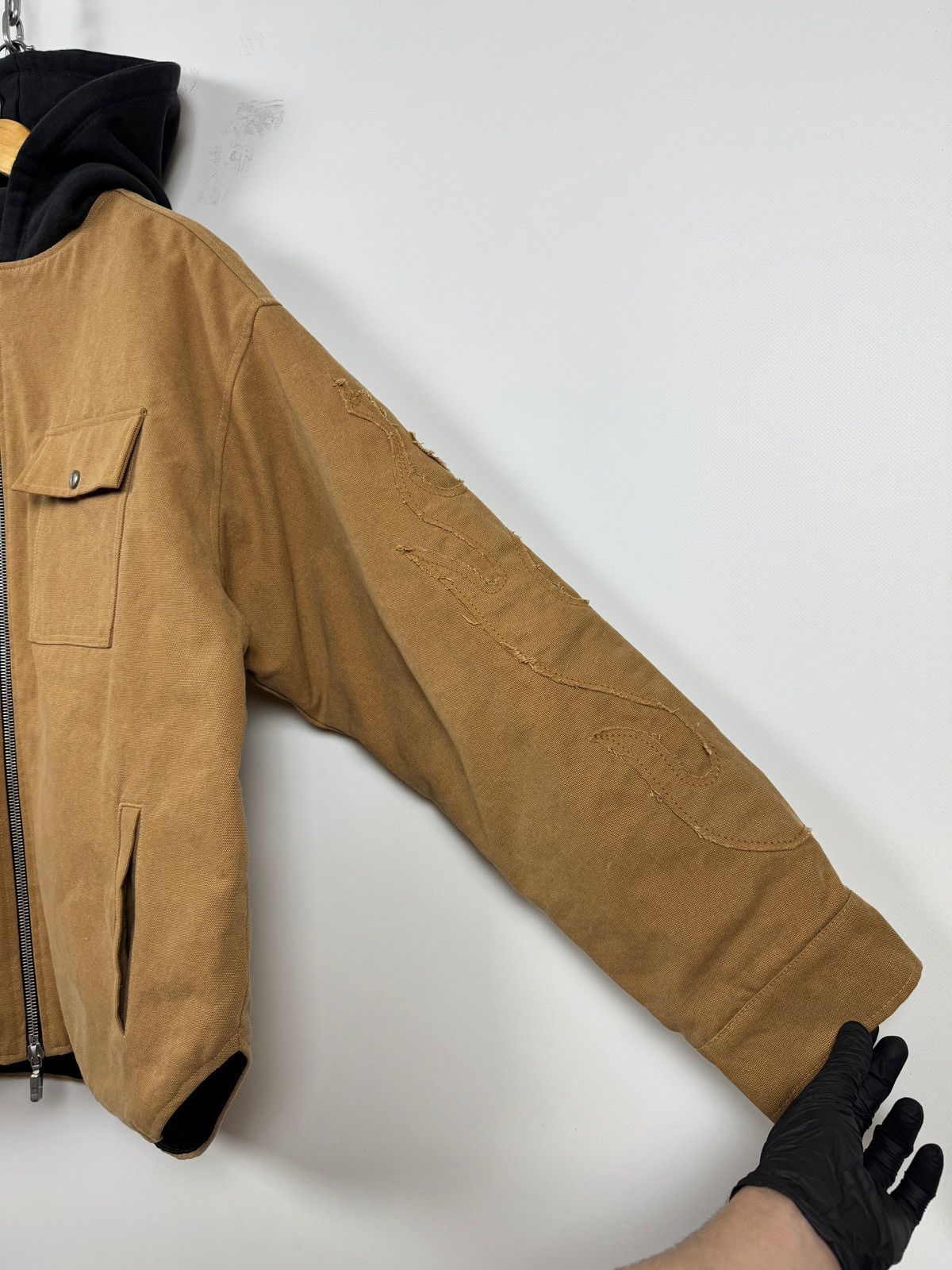 Rhude Rhude Flame Hooded Work Jacket Size US XL / EU 56 / 4 - 10 Thumbnail
