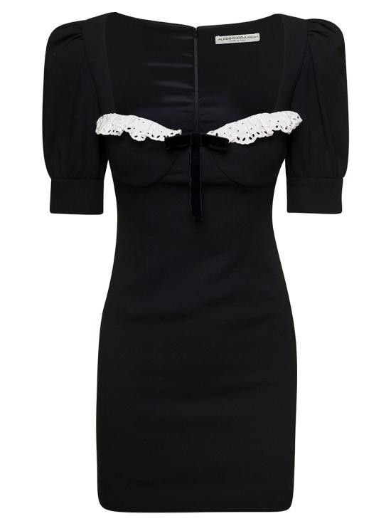Alessandra Rich ALESSANDRA RICH Women Dresses FAB3171F2335900 Black Size XS / US 0-2 / IT 36-38 - 1 Thumbnail