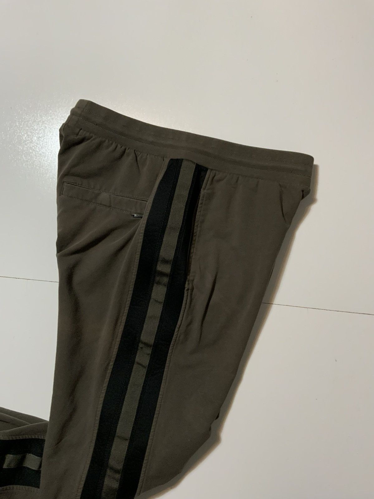 Antony Morato Antony Morato Olive Striped Slim Jogger Track Sweat Pants Size US 34 / EU 50 - 7 Thumbnail
