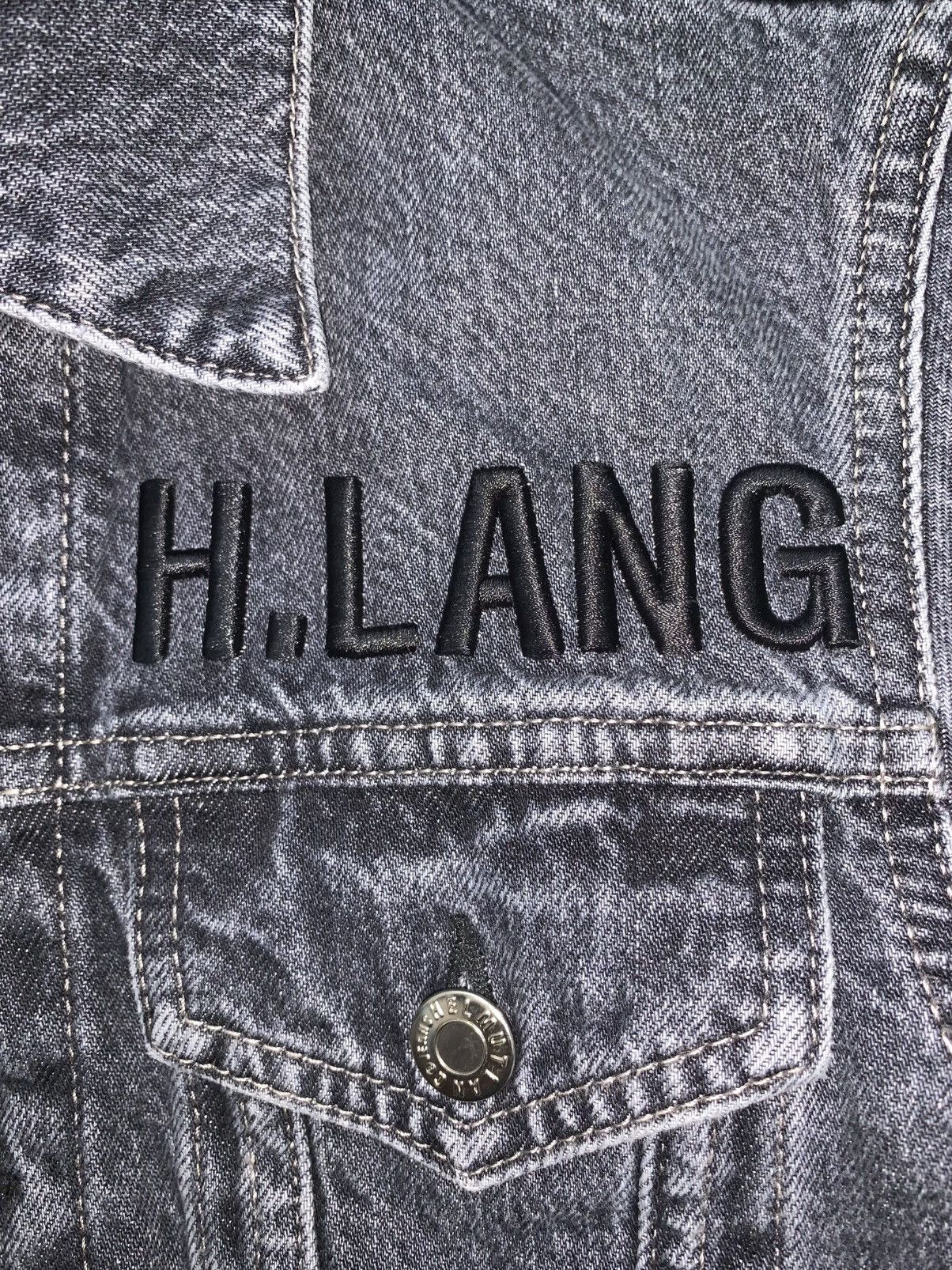 Helmut Lang Helmut Lang Grey Denim Jacket Size XS / US 0-2 / IT 36-38 - 4 Thumbnail