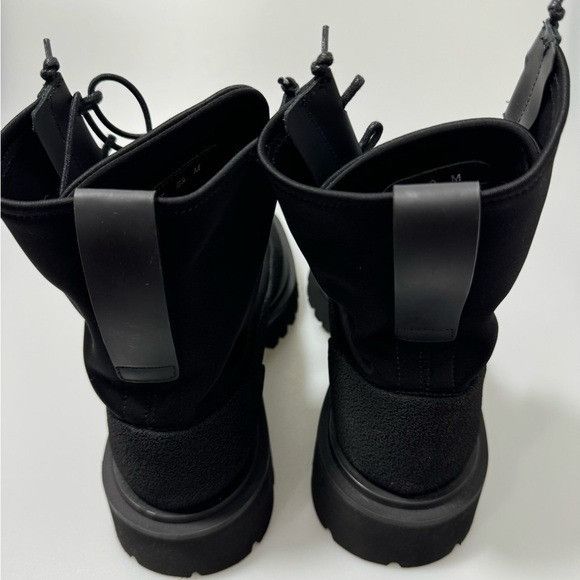 Salvatore Ferragamo Ferragamo Atlante Neoprene Lace Up Boots Black Men’s Size 8. Size US 8.5 / EU 41-42 - 4 Thumbnail