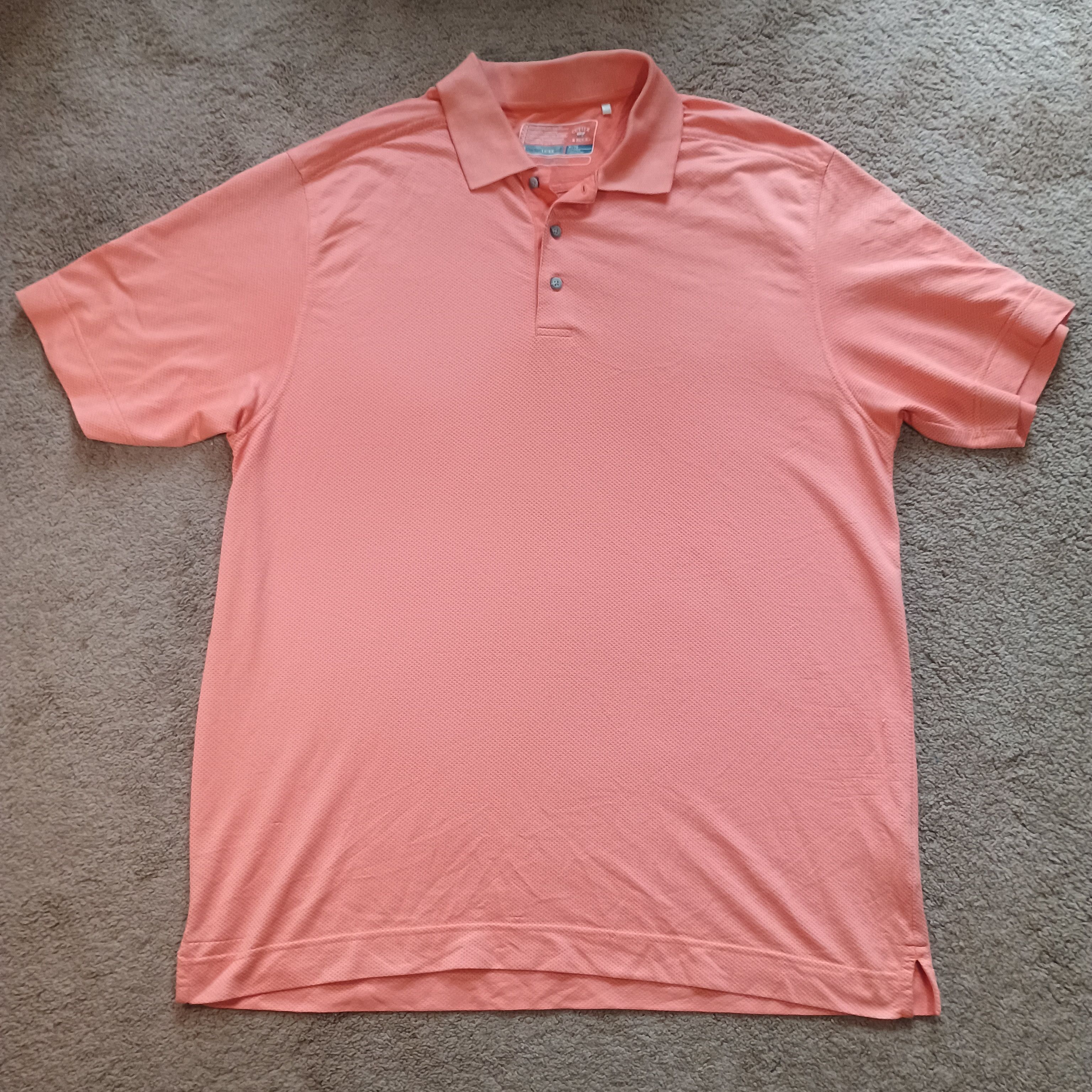 Cutter & Buck Cutter Buck Polo Mens L Peach Golf Performance Stretch Size US L / EU 52-54 / 3 - 1 Thumbnail