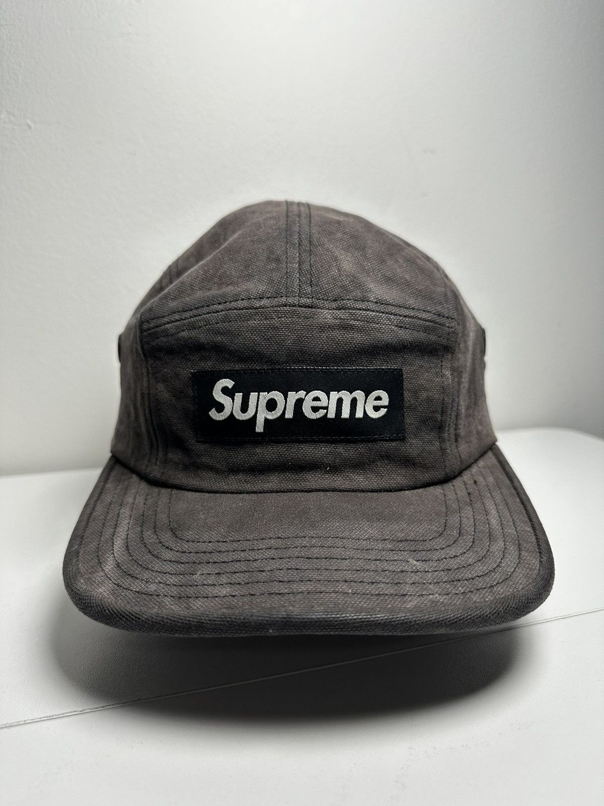 お洒落無限大。 SUPREME Washed Canvas Camp Cap Black | www.butiuae.com