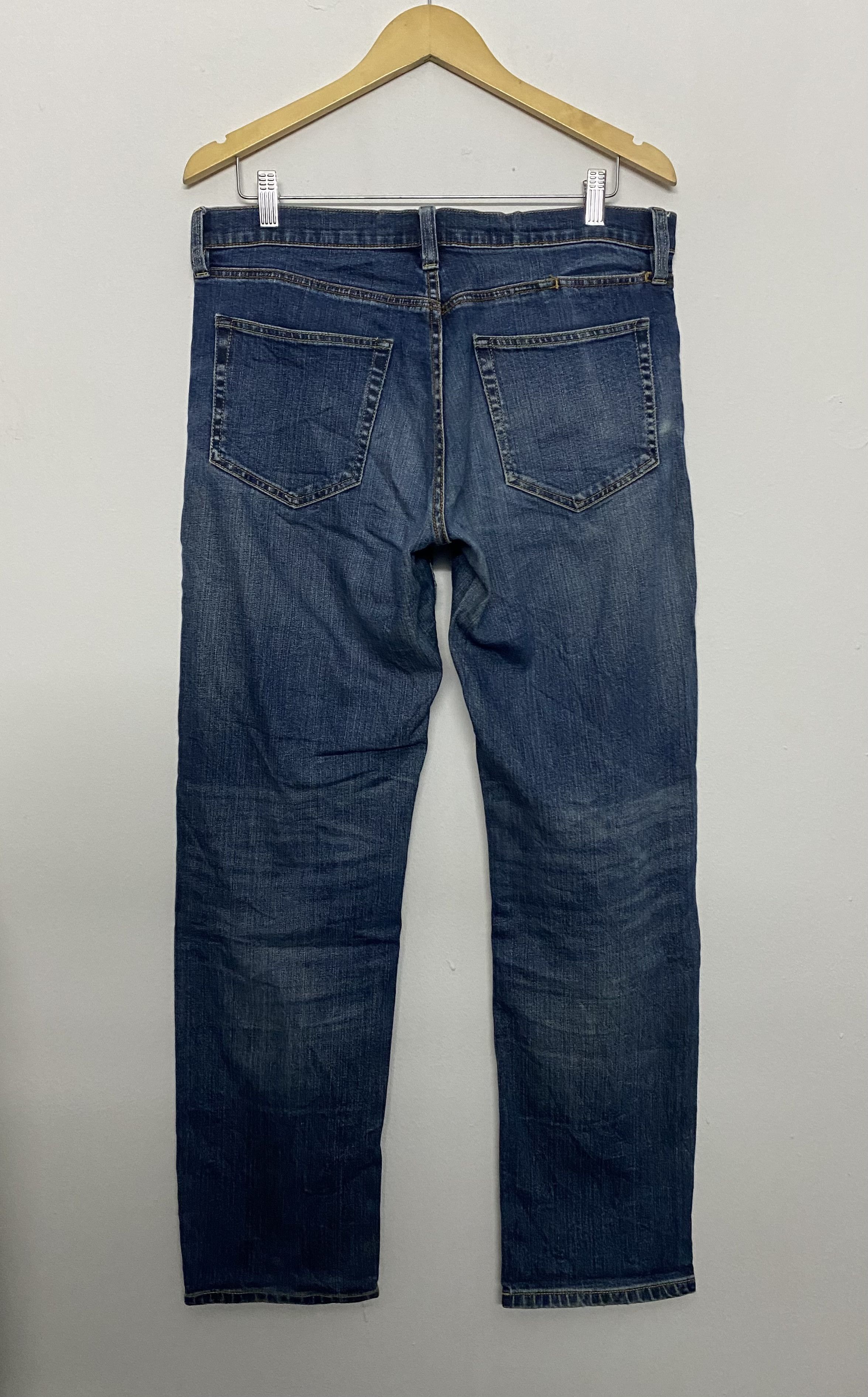 Muji Vtg Muji Regular Fit Blue Jeans Size US 34 / EU 50 - 2 Thumbnail