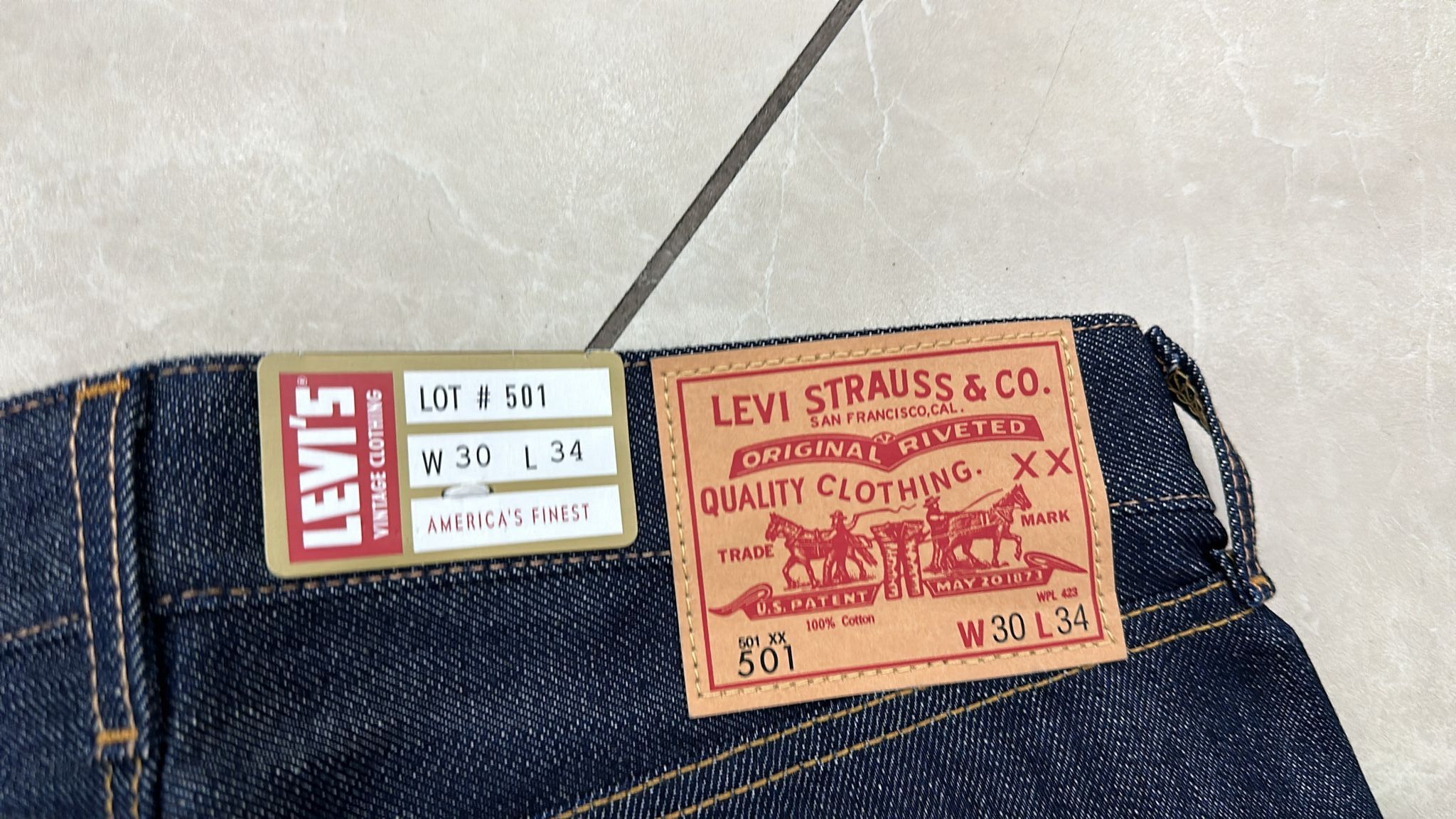 Levi's Vintage Clothing LVC Levi's Vintage Clothing 1966 501XX BigE Selvedge Jeans Size US 30 / EU 46 - 8 Thumbnail