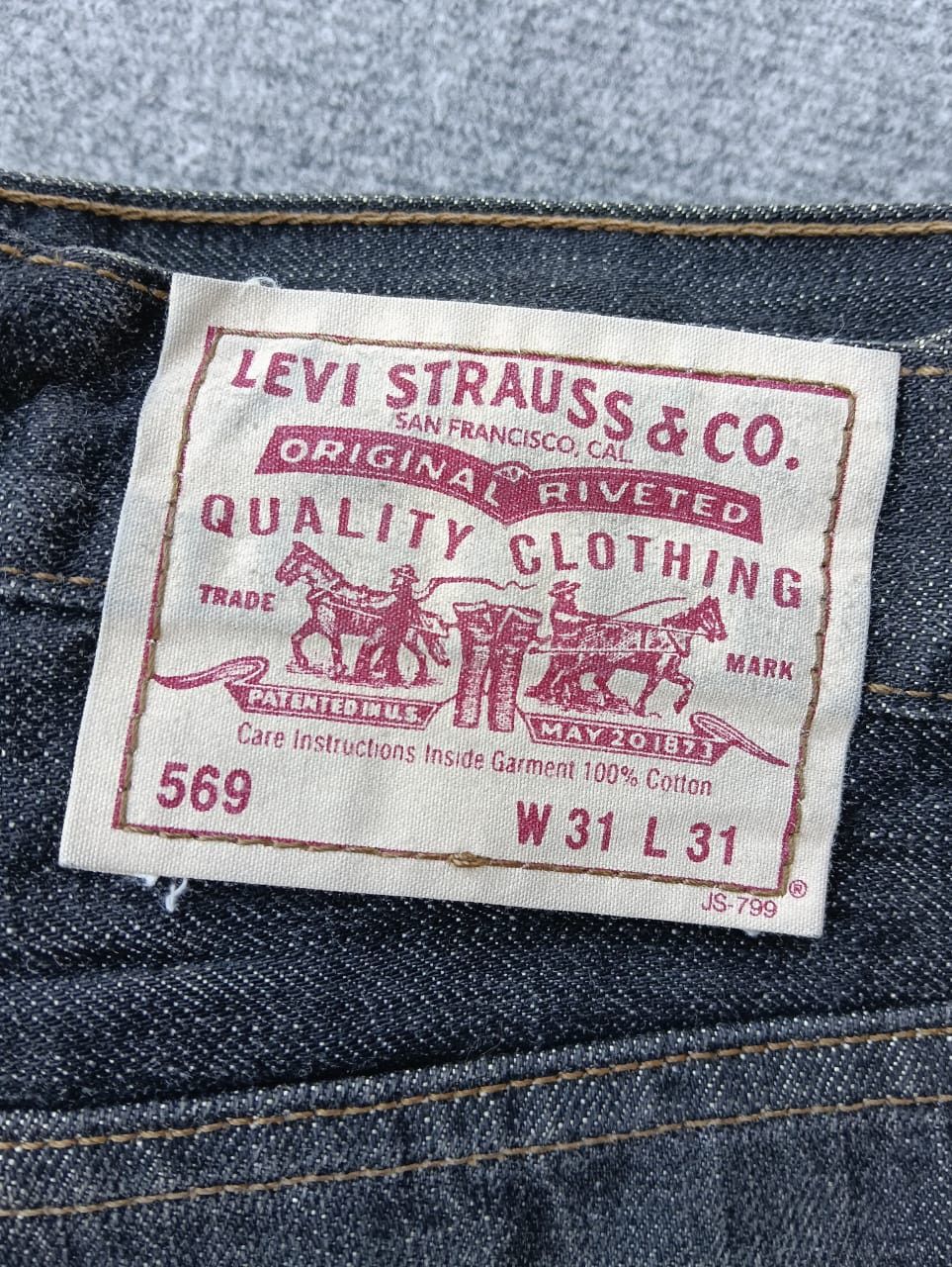 Levi's Levi's 569 Baggy Loose Fit Denim Pants faded black. Size US 31 - 10 Thumbnail
