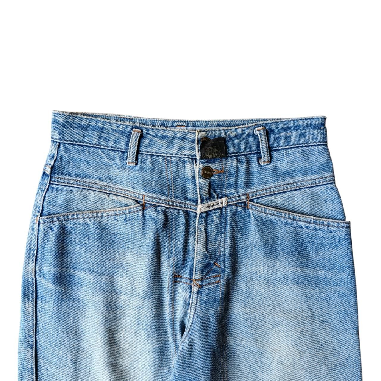 Marithe + Francois Girbaud Rare Marithe Francois Girbaud Blue Wash Denim Jeans Size US 29 - 3 Thumbnail