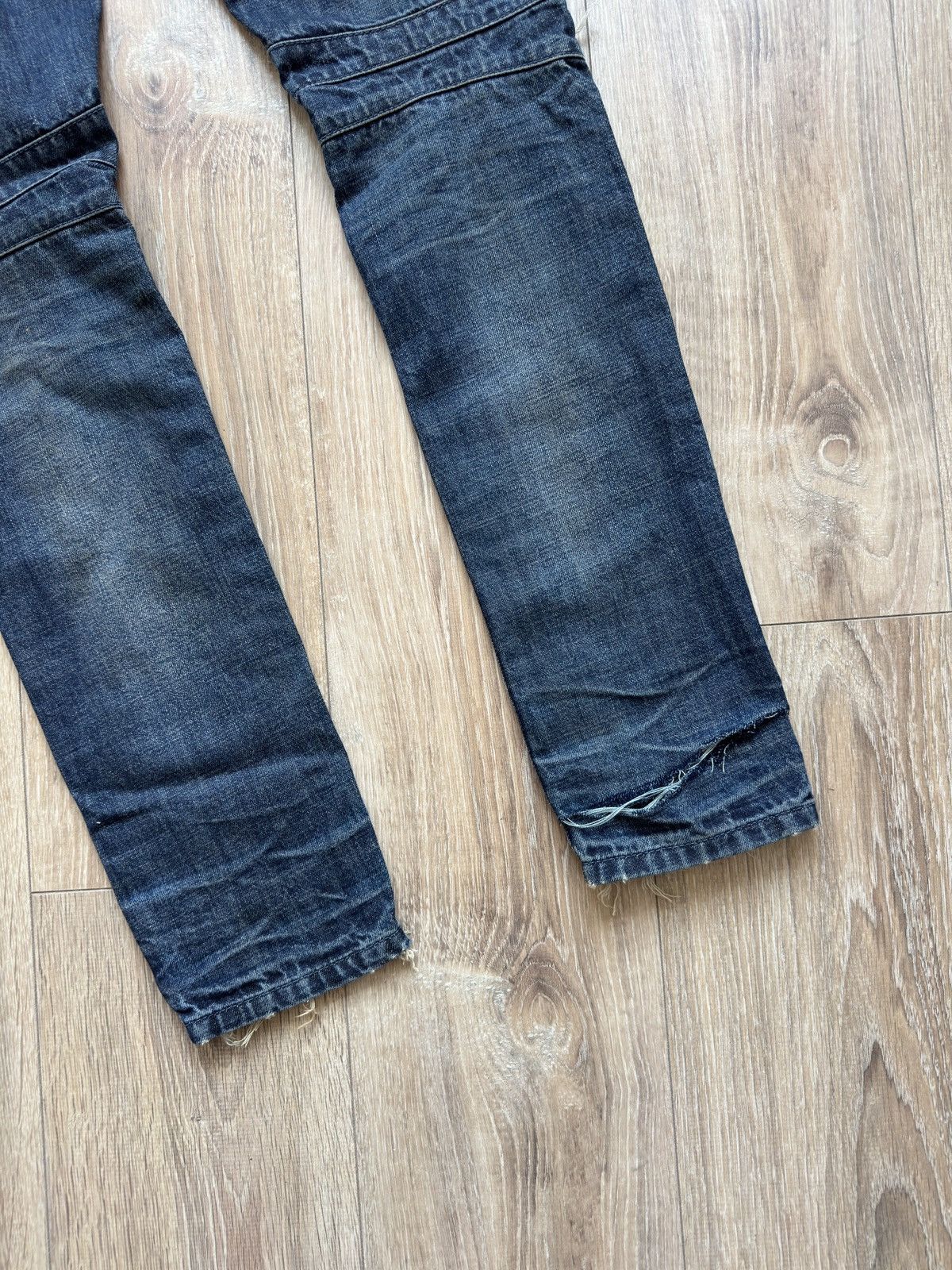 Pierre Balmain Pierre Balmain Distressed Biker Jeans Size US 26 / EU 42 - 6 Thumbnail