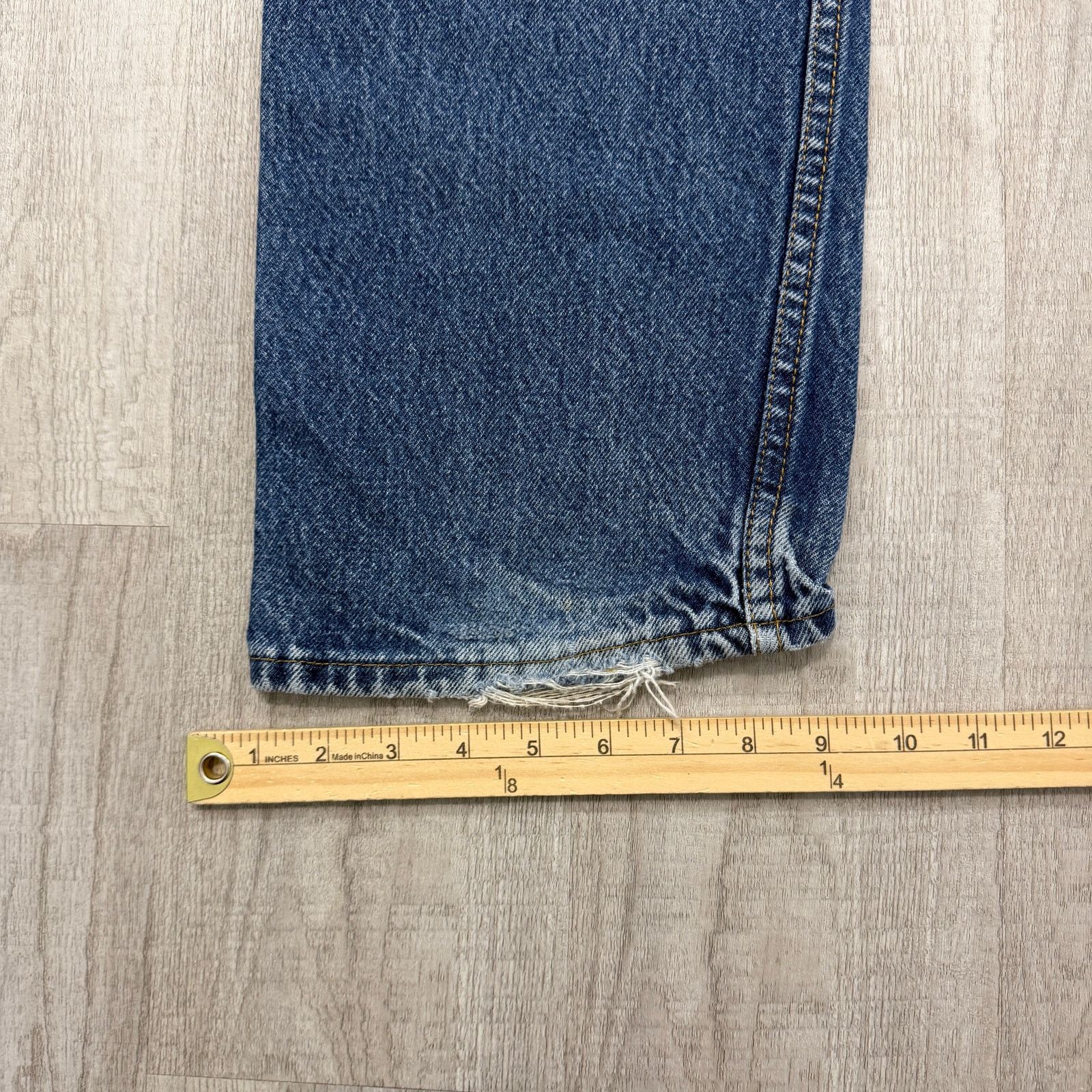 Levi's Vintage Levis 505 Jeans Mens 36x30 Blue Denim Regular y2k Size US 36 / EU 52 - 11 Thumbnail