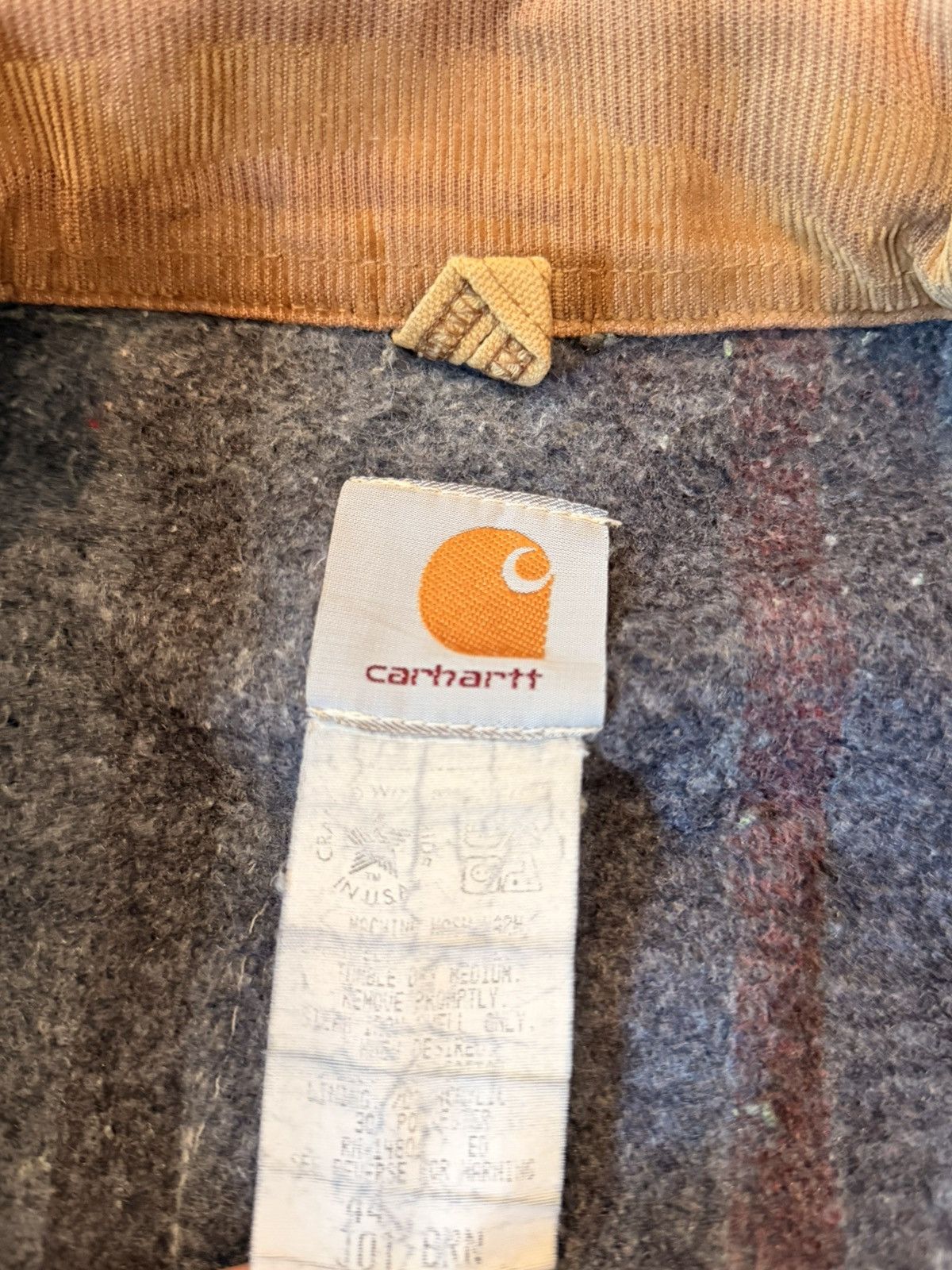 Carhartt Thrashed Vintage Carhartt Detroit Jacket Size US L / EU 52-54 / 3 - 7 Thumbnail