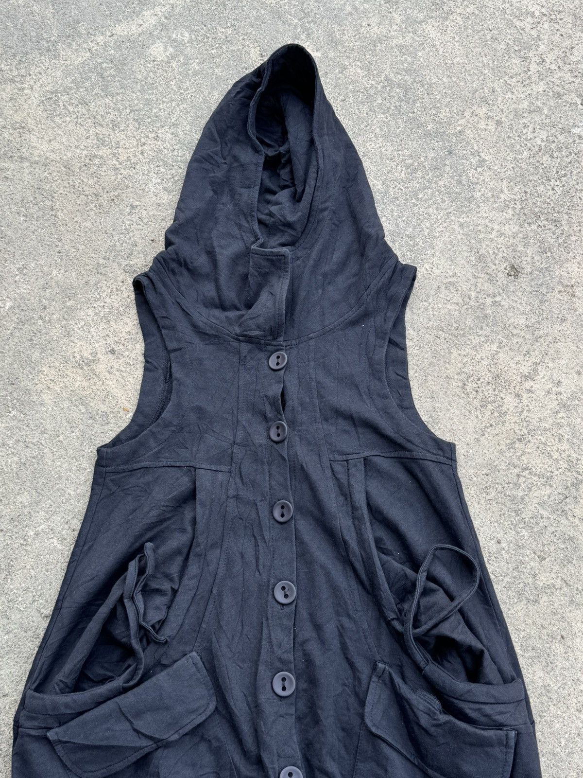 GOA GOA Styled Hoodie Vest Japanese Brand Size US S / EU 44-46 / 1 - 2 Thumbnail