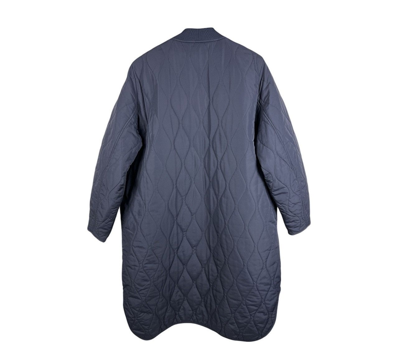 Cos COS reversible navy nylon long coat jacket double sided Size L / US 10 / IT 46 - 2 Thumbnail