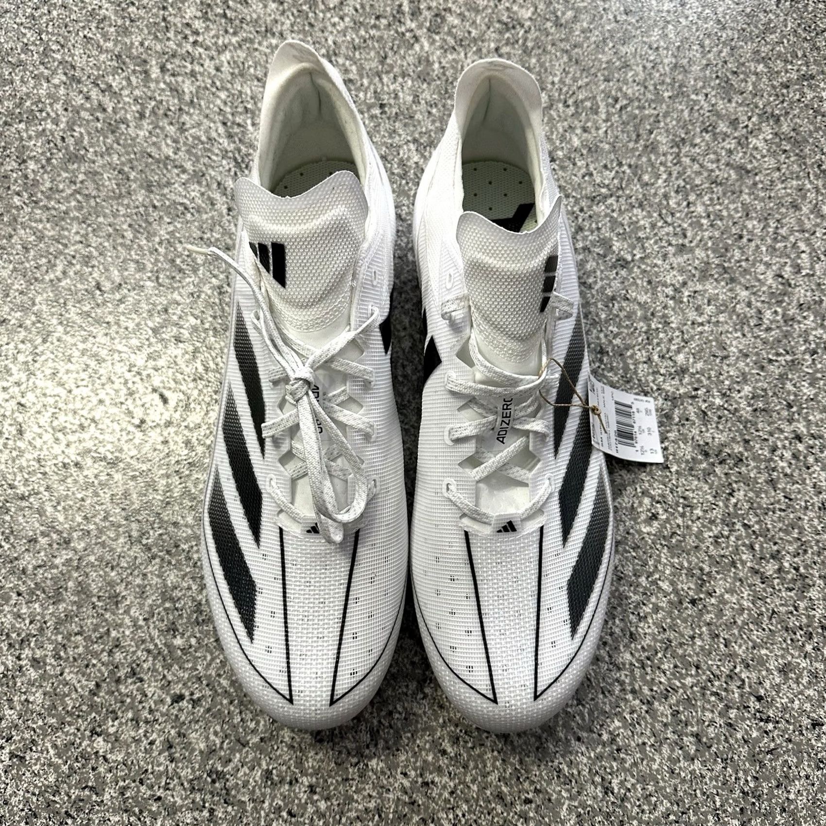 Adidas Adidas Adizero Football Cleats Mens Size 13 White Low Top Speed Cleat Size US L / EU 52-54 / 3 - 3 Thumbnail