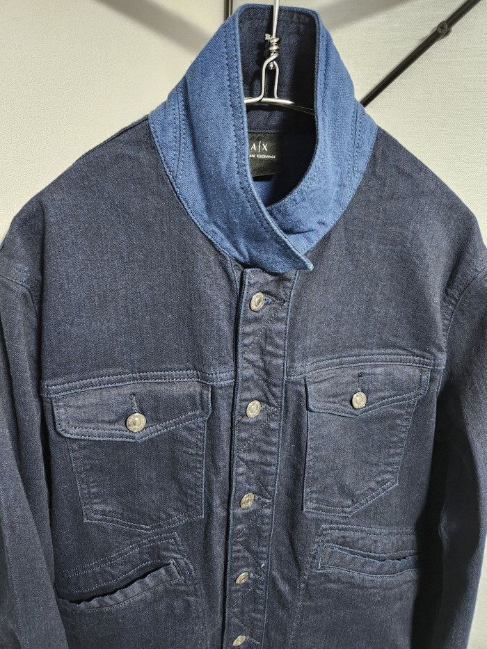 Armani Exchange Armani Exchange MODERN DENIM TRUCKER JACKET Size US M / EU 48-50 / 2 - 2 Thumbnail