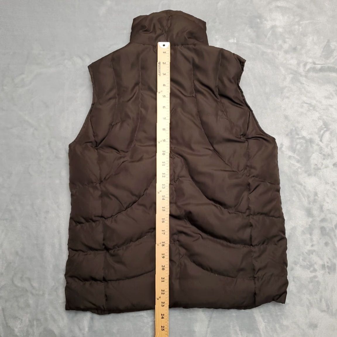 Nine West VINTAGE Nine West Puffer Vest Womens S Brown Quilted Down Lightweight Outdoors Gorp Size S / US 4 / IT 40 - 6 Thumbnail