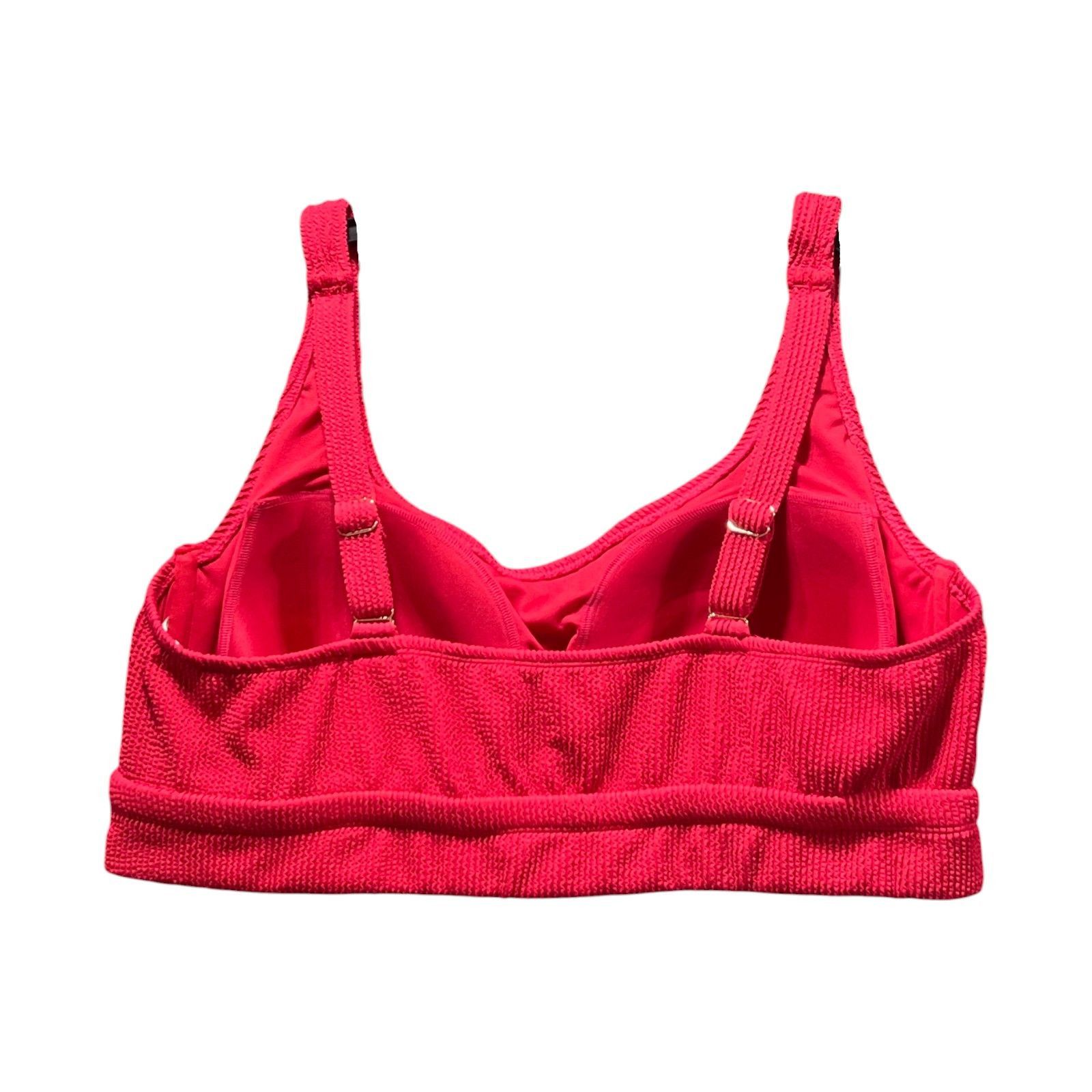 Other Kona Sol - Women's Pucker Scoop Neck Longline Bikini Top - B Size ONE SIZE - 4 Thumbnail