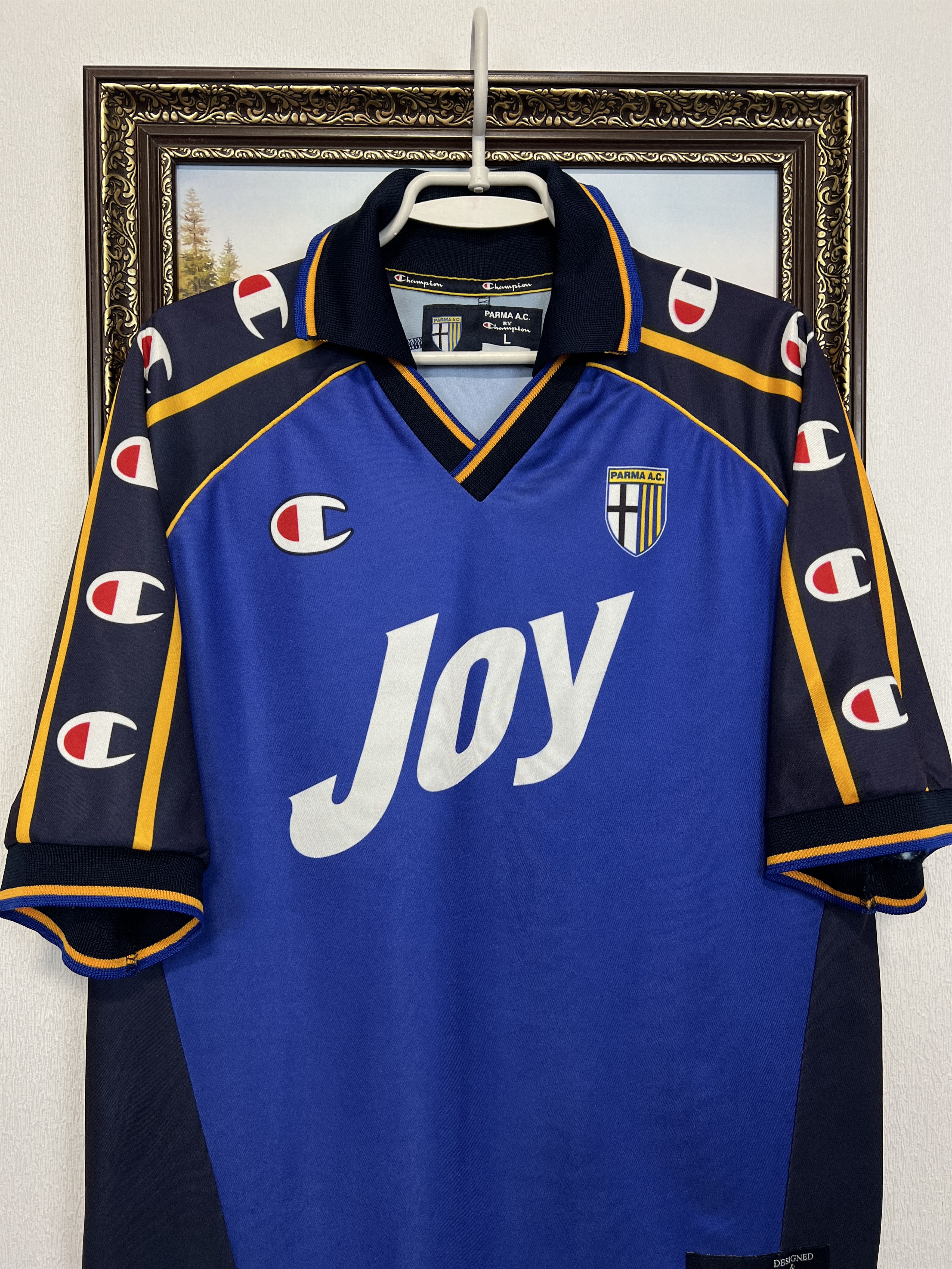 Champion Vintage Parma Football Train Shirt Soccer Maglia Jersey Size US L / EU 52-54 / 3 - 2 Thumbnail