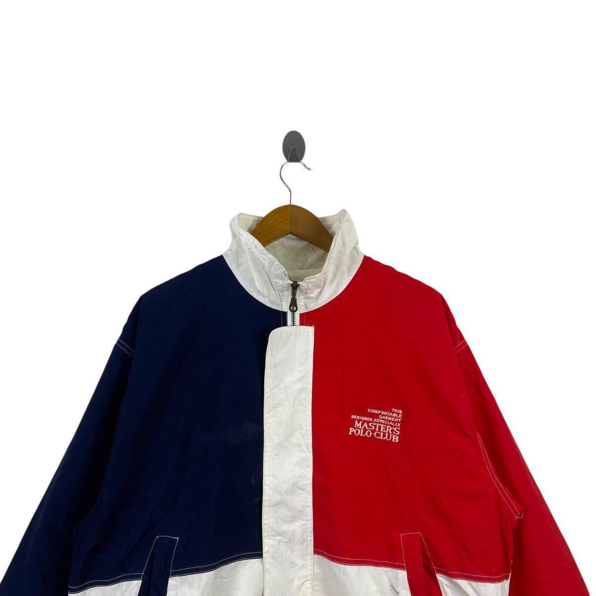 Vintage Vintage 90’ MASTER’S POLO CLUB Tennis Outdoor Windbreaker Size US XXL / EU 58 / 5 - 2 Thumbnail