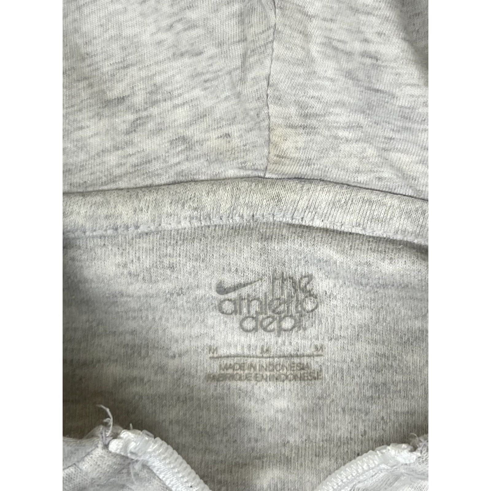 Nike VINTAGE Nike Athletic Dept Gray Hoodie Sweatshirt Women’s Medium Y2K Full Zip Hoodie Size M / US 6-8 / IT 42-44 - 3 Thumbnail