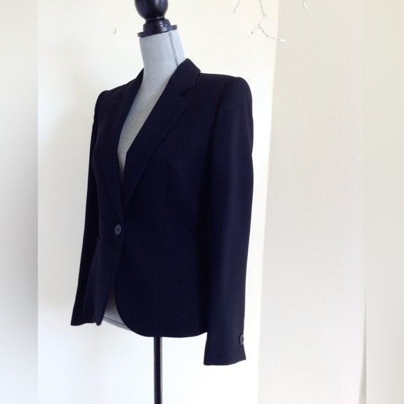 Giorgio Armani Giorgio Armani Black Tailored Single-Button Blazer IT 40 US Size S / US 4 / IT 40 - 10 Thumbnail