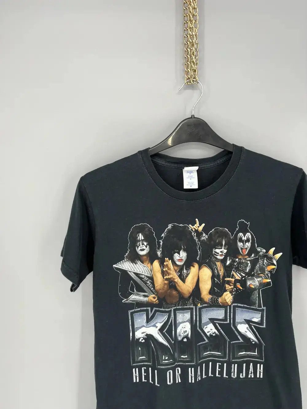 Band Tees Vintage Y2K Kiss Skulls Dead Face Band Rock Streetwear Size US M / EU 48-50 / 2 - 4 Thumbnail