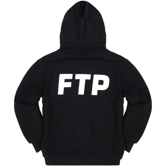 Fuck The Population WORLDWIDE SHIPPING FTP Reversible Logo Hoodie