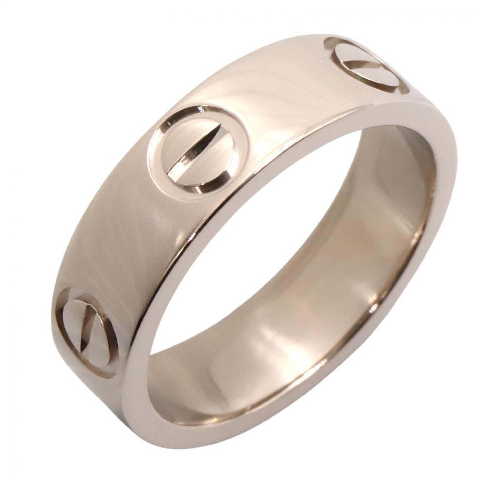 Cartier Cartier Cartier Love Au750 Ring Size 7.5 Precious Metal Ring B4084700 DUTY FREE for USA Size ONE SIZE - 1 Thumbnail