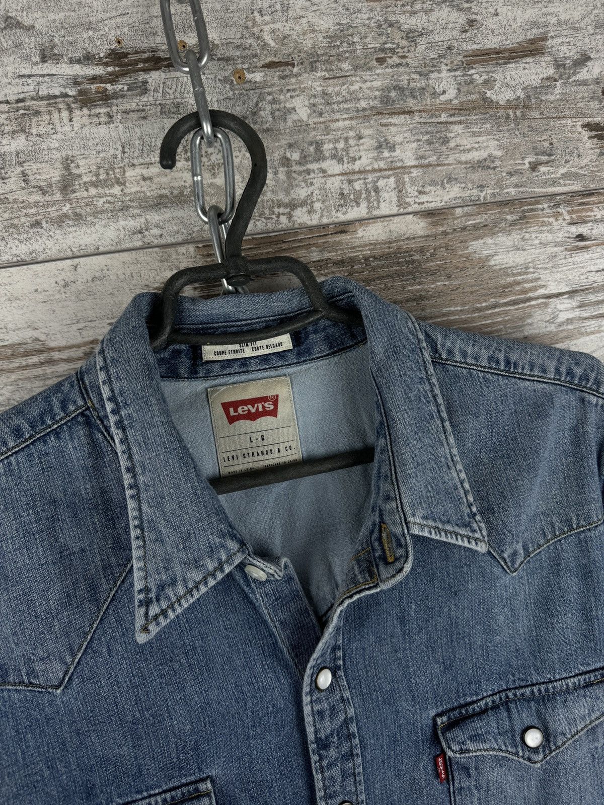 Levi's × Levi's Vintage Clothing × Vintage Mens Vintage Levis Shirts button up denim size L Size US L / EU 52-54 / 3 - 5 Thumbnail
