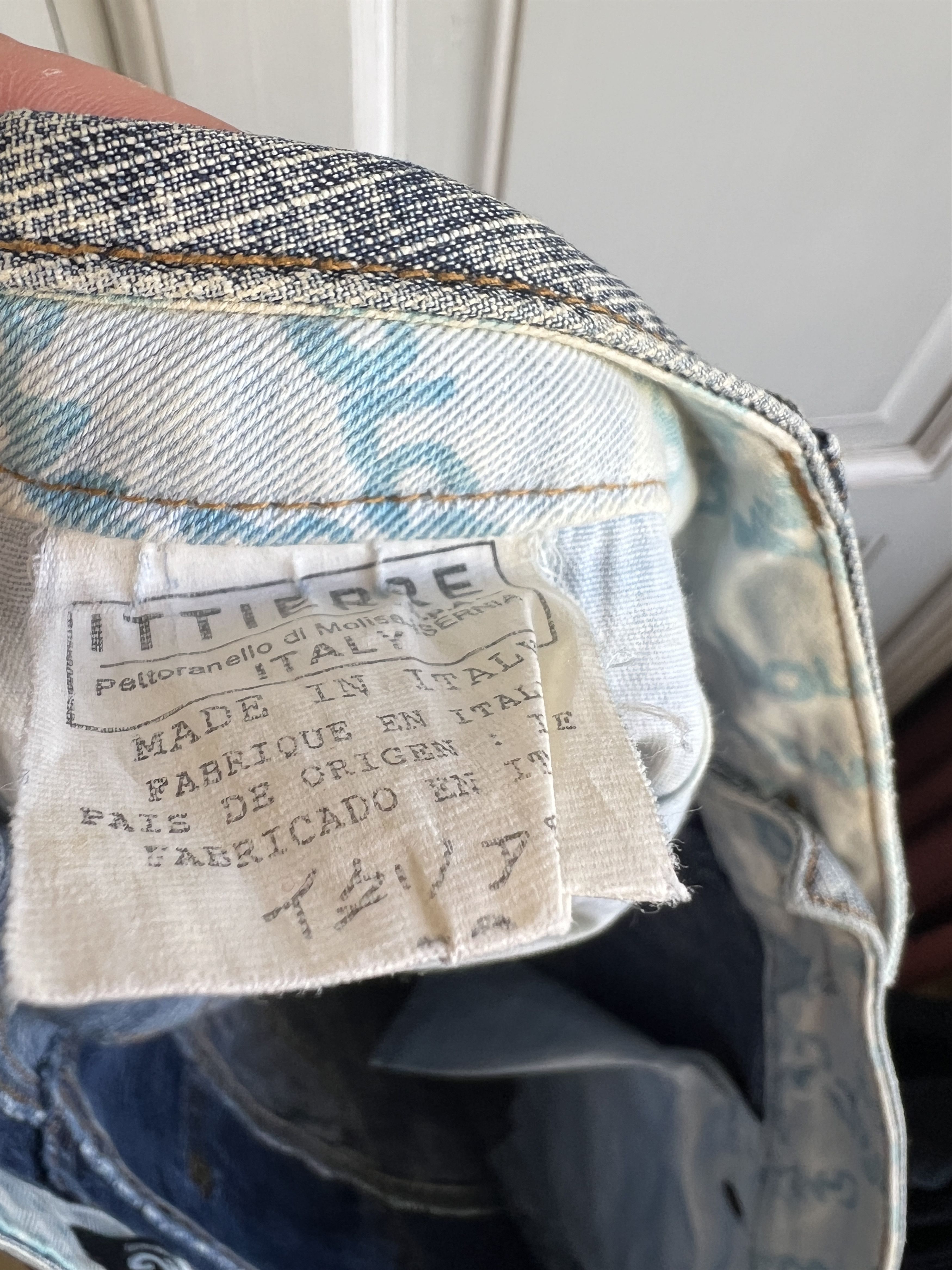 Dolce & Gabbana RARE DOLCE GABBANA LOGO DENIM DISTRESSED Y2K SKIRT Size 32" / US 10 / IT 46 - 15 Thumbnail