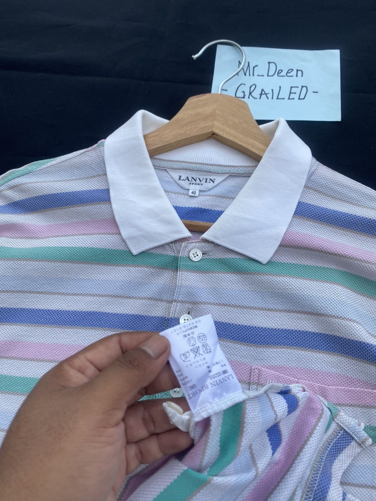 Lanvin Rare Vintage LANVIN Sport Polo Shirt Size US S / EU 44-46 / 1 - 10 Thumbnail
