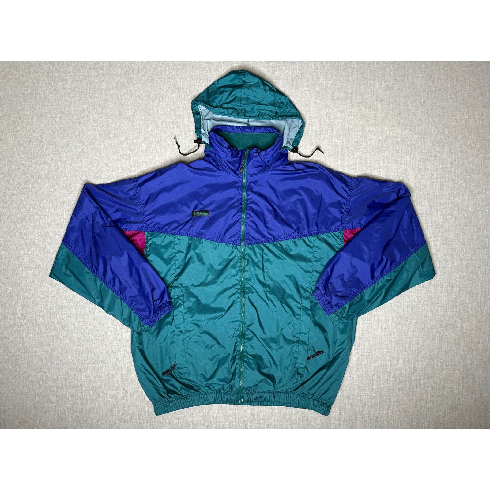 Columbia × Vintage Vintage 90s Columbia Sportswear Lined Windbreaker Jacket L Size US L / EU 52-54 / 3 - 1 Thumbnail