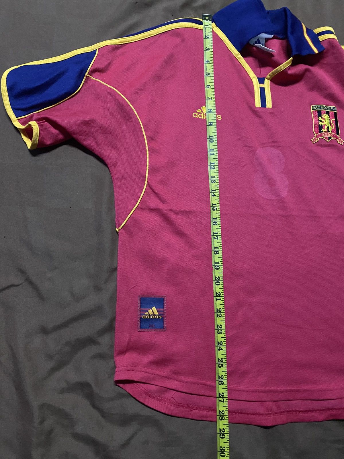 Adidas Vintage 2000 Bad Boys FC Template Spain Jersey Size US L / EU 52-54 / 3 - 9 Thumbnail