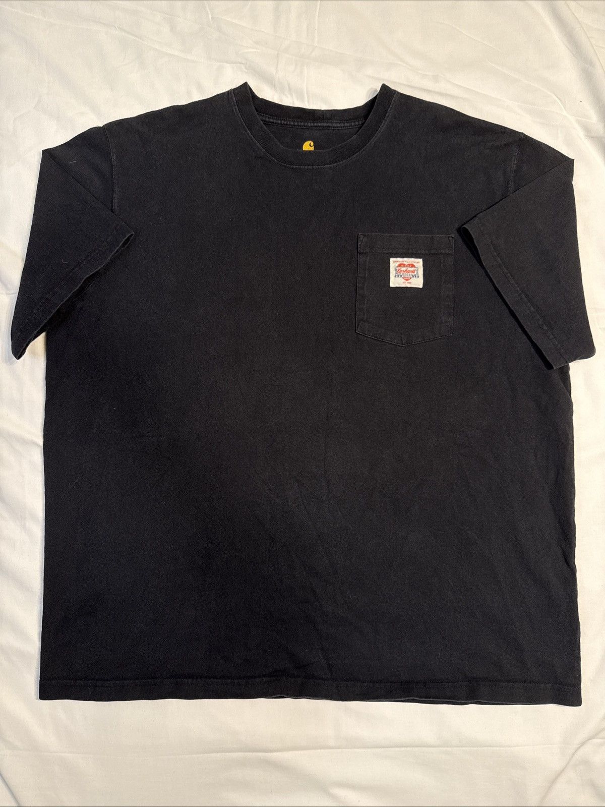 Carhartt Wip Carhartt WIP Heritage Heart Label Black Pocket Tee Shirt Size US XXL / EU 58 / 5 - 1 Thumbnail