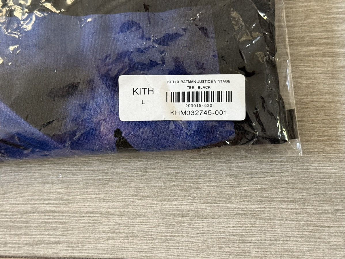 Kith KITH Batman Justice khm032745-001 Vintage Tee Black Sz Large Size US L / EU 52-54 / 3 - 10 Thumbnail