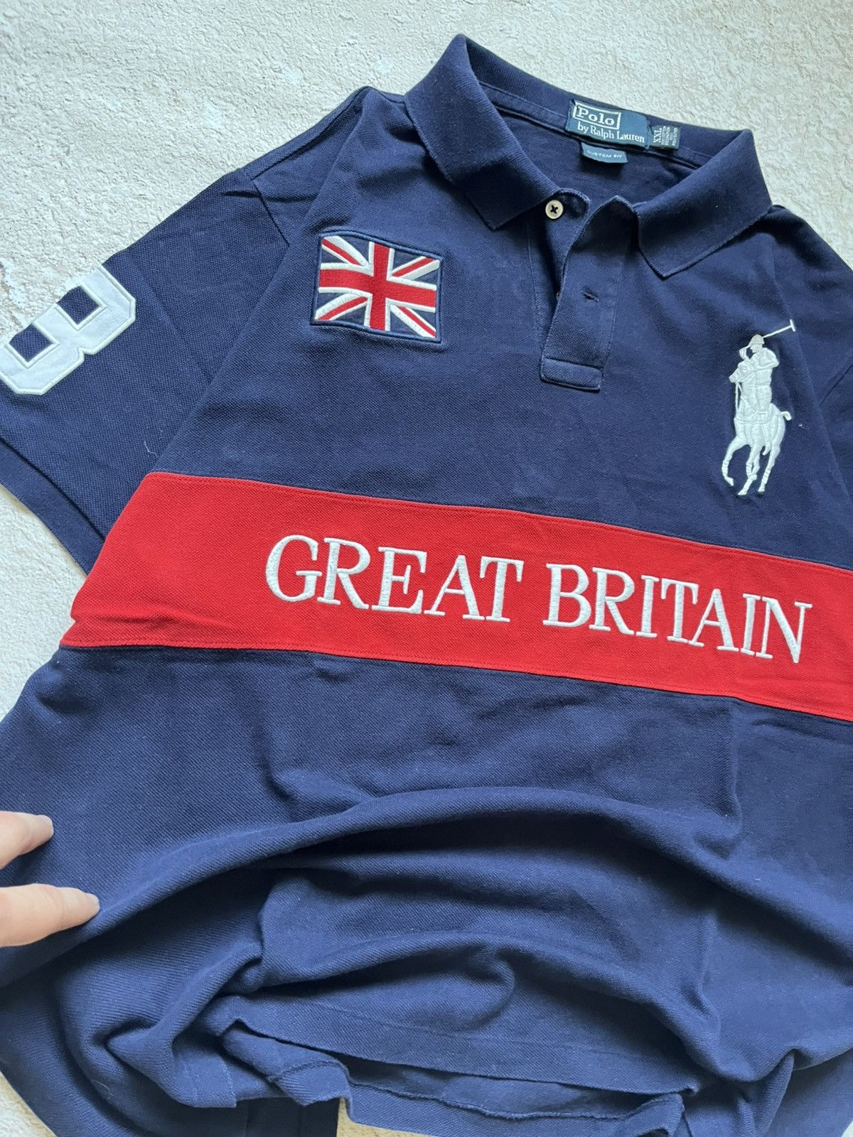 Polo Ralph Lauren Ralph Lauren Polo “Great Britain” Rugby Shirt Y2K Size US XL / EU 56 / 4 - 4 Thumbnail