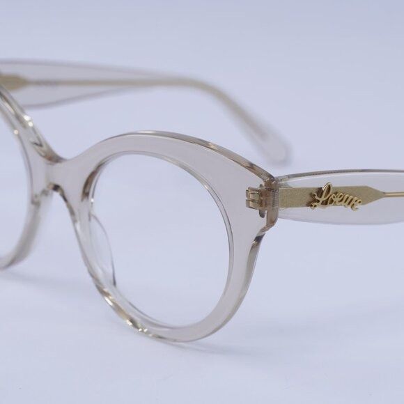 Loewe 🕶️ New Loewe LW50074I 057 Eyeglasses - Transparent Brown Size ONE SIZE - 4 Thumbnail